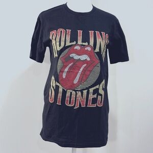 Rolling Stones Short Sleeve Black T-Shirt Size Small